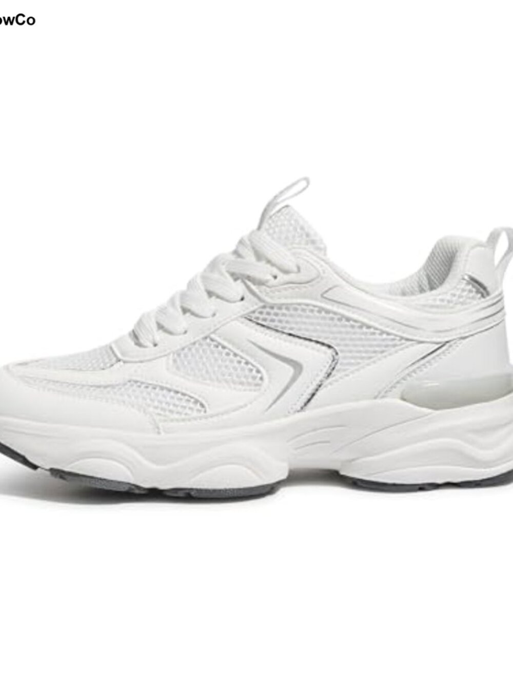 Women's Mesh Platform Athletic Sneakers Lace-Up Walking Shoes